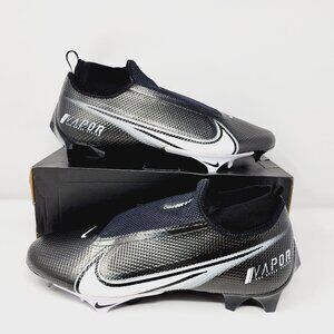 Nike Vapor Edge Pro 360 Black White Football Cleats Size 13 AO8277-001 NWOB